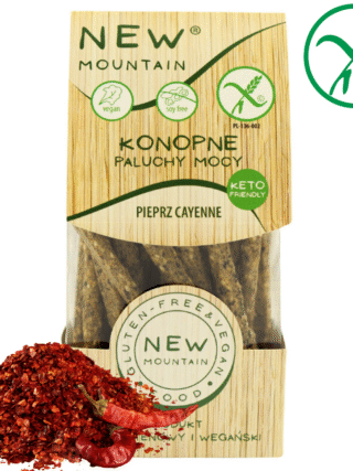 Konopne paluchy mocy (pieprz cayenne)