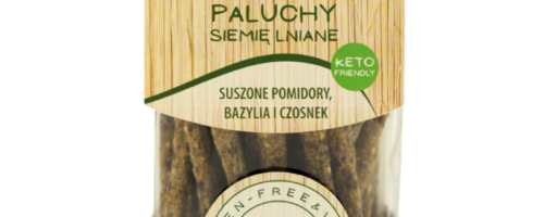Paluchy lniane z suszonymi pomidorami, bazylią i czosnkiem