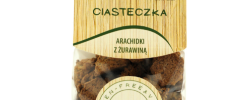 Ciasteczka arachidowe z żurawiną