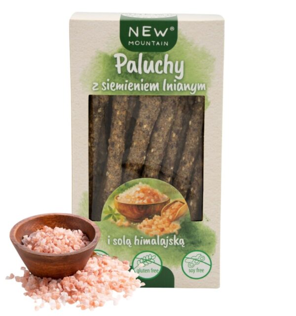 Paluchy lniane z solą morską