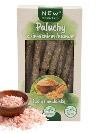 Paluchy lniane z solą morską