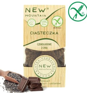 CHIA Ciastka owsiane czekoladowe z chia 200 g – bezglutenowe i wegańskie