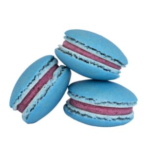 8 Makaroniki JAGODA 3 Makaronik wegański jagodowy – bezglutenowy, bez jajek